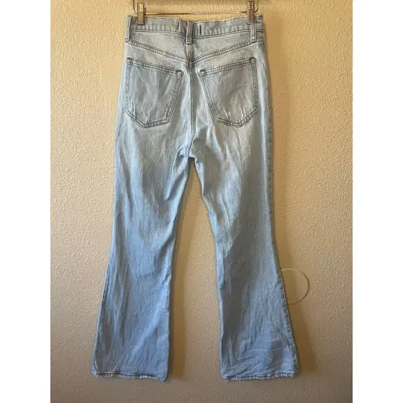 Abercrombie & Fitch The Vintage Flare High Rise Medium Wash Jeans 26 Y2K Western - Picture 4 of 13